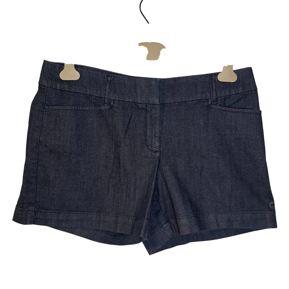 The Limited Denim 917 Shorts Womens 14 Dark Wash Indigo Low Rise Curvy Fit NWT